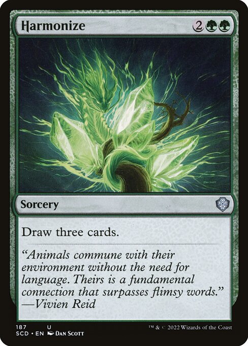 Magic the Gathering Card - Harmonize - MTG Circle