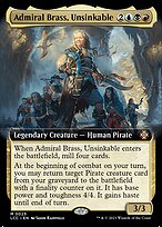 Magic the Gathering Card - Admiral Brass, Unsinkable - MTG Circle