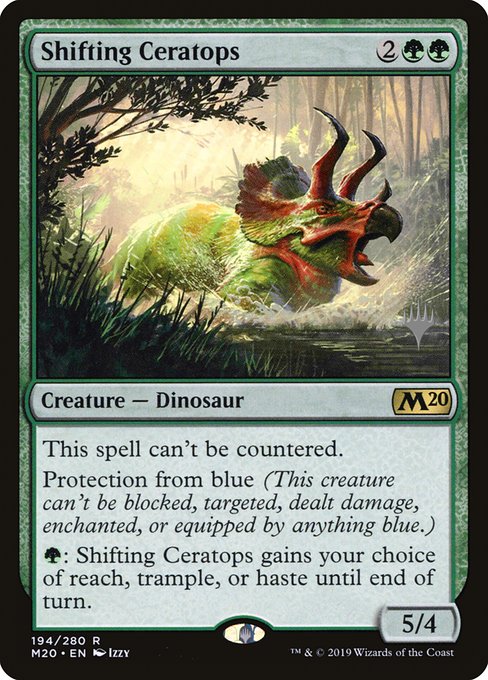 Magic the Gathering Card - Shifting Ceratops - MTG Circle