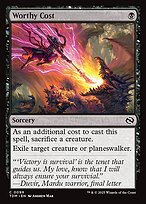 Magic the Gathering Card - Worthy Cost - MTG Circle