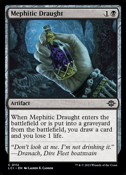Magic the Gathering Card - Mephitic Draught - MTG Circle