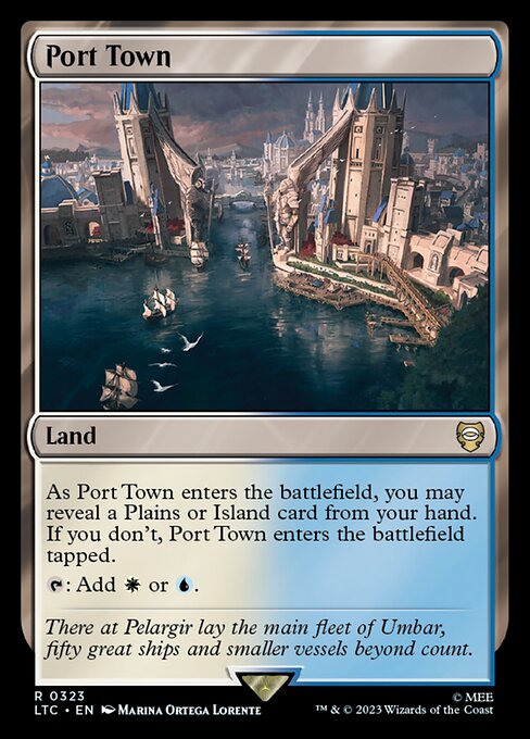 Magic the Gathering Card - Port Town - MTG Circle