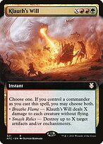 Magic the Gathering Card - Klauth's Will - MTG Circle