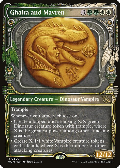 Magic the Gathering Card - Ghalta and Mavren - MTG Circle