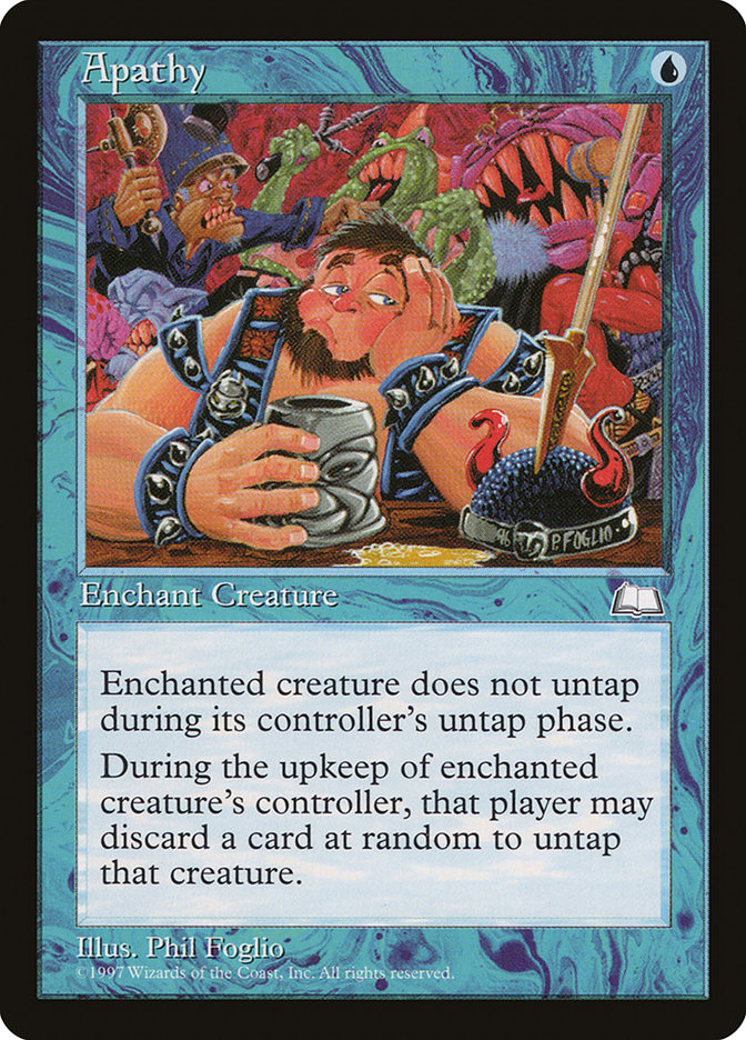 Magic the Gathering Card - Apathy - MTG Circle