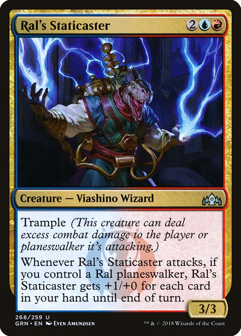 Magic the Gathering Card - Ral's Staticaster - MTG Circle