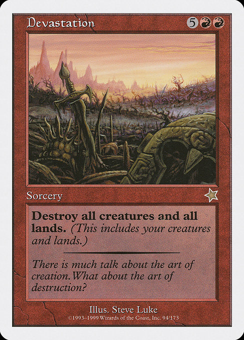 Magic the Gathering Card - Devastation - MTG Circle