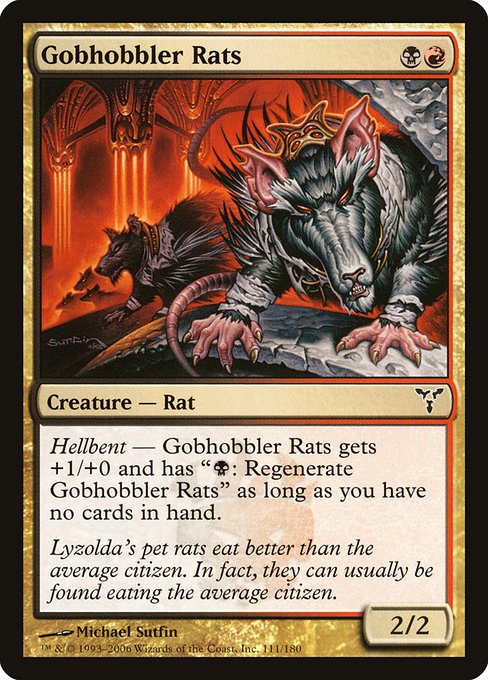 Magic the Gathering Card - Gobhobbler Rats - MTG Circle