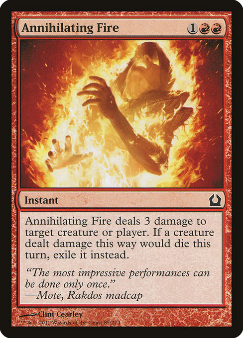 Magic the Gathering Card - Annihilating Fire - MTG Circle