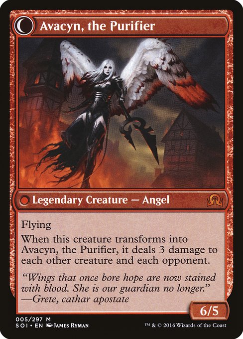 Magic the Gathering Card - Avacyn, the Purifier - MTG Circle