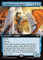 Magic the Gathering Card - Transcendent Dragon - MTG Circle
