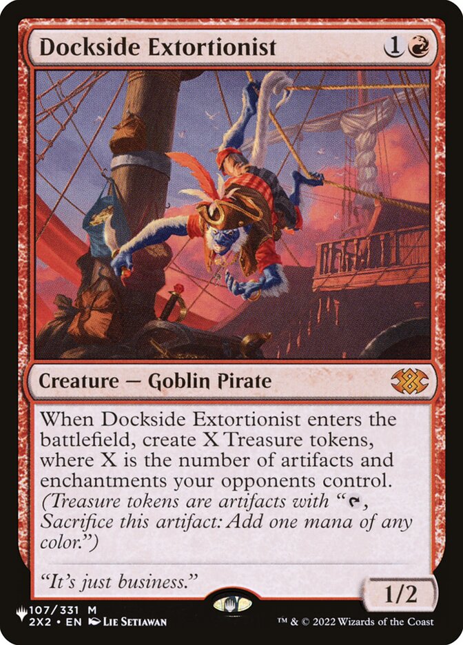 Magic the Gathering Card - Dockside Extortionist - MTG Circle