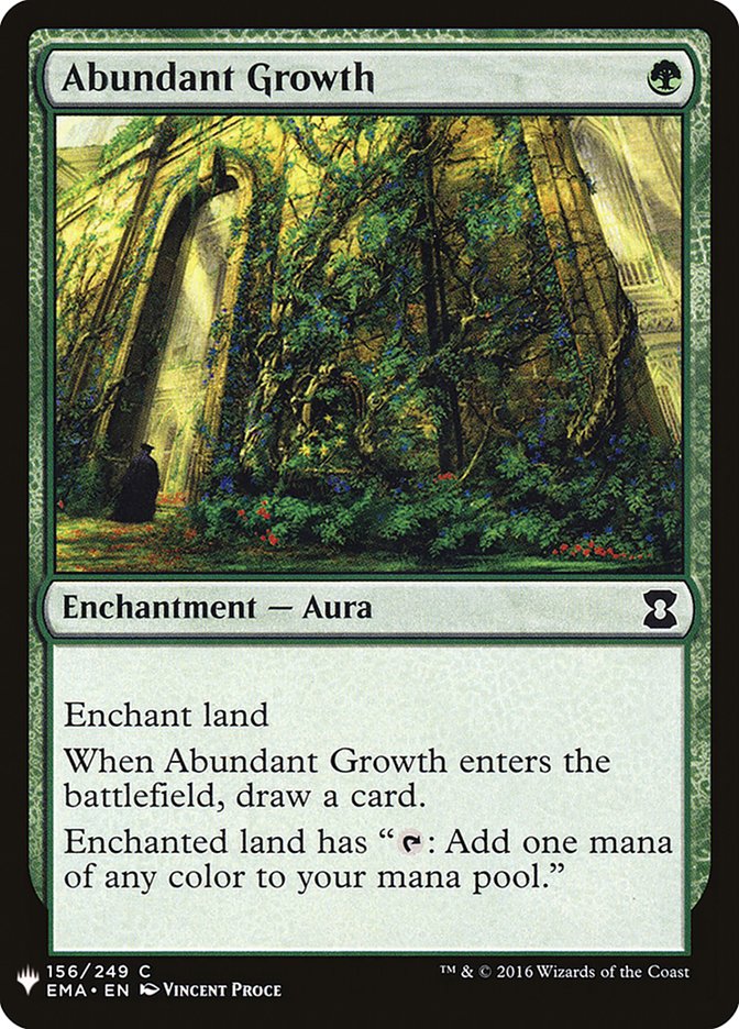 Magic the Gathering Card - Abundant Growth - MTG Circle