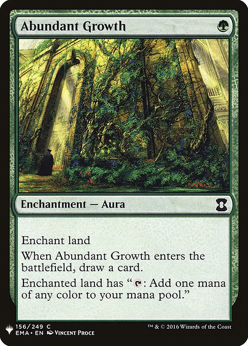 Magic the Gathering Card - Abundant Growth - MTG Circle