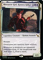 Magic the Gathering Card - Massacre Girl, Known Killer - MTG Circle