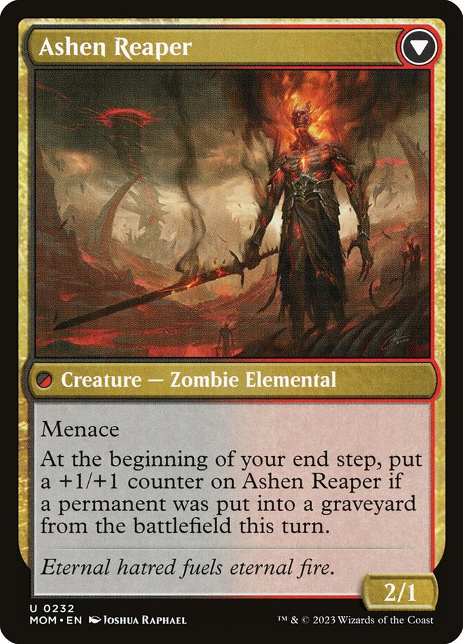 Magic the Gathering Card - Ashen Reaper - MTG Circle