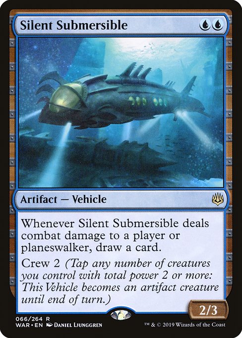 Magic the Gathering Card - Silent Submersible - MTG Circle