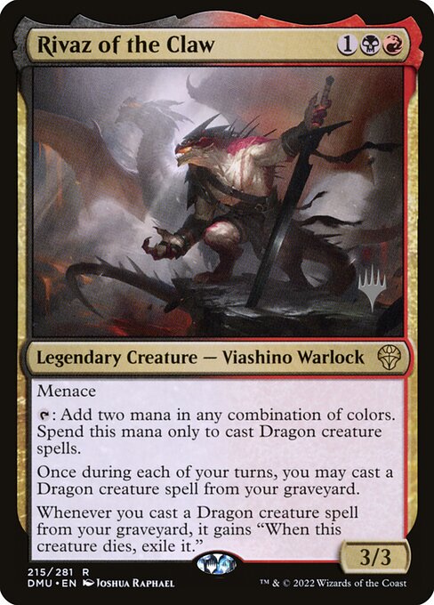 Magic the Gathering Card - Rivaz of the Claw - MTG Circle