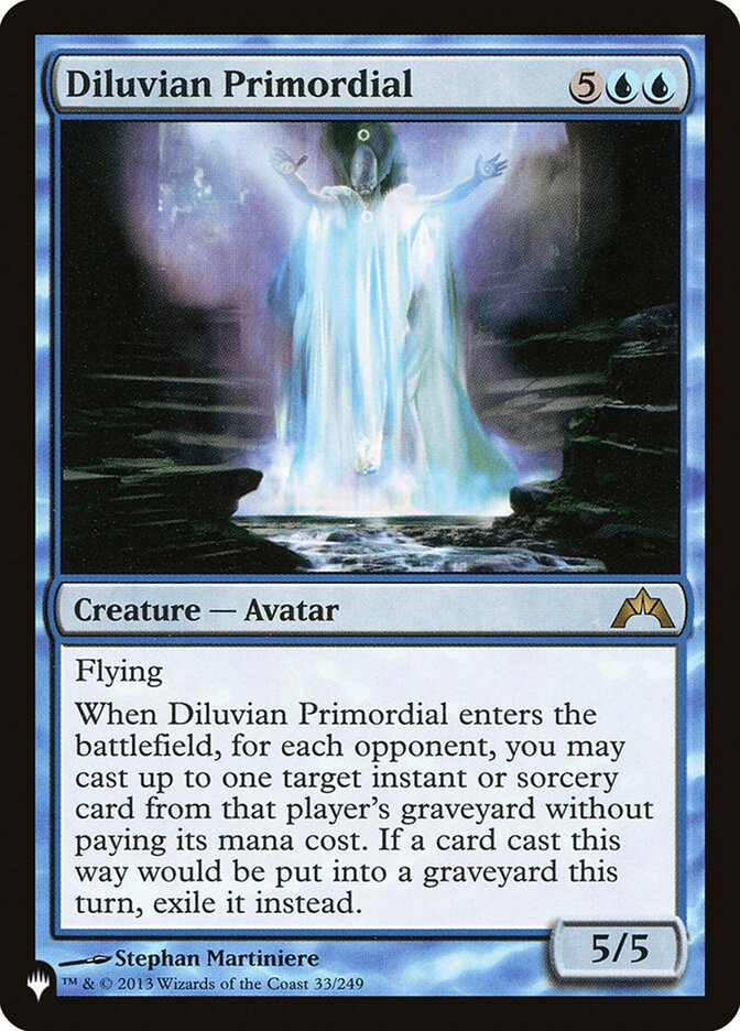 Magic the Gathering Card - Diluvian Primordial - MTG Circle