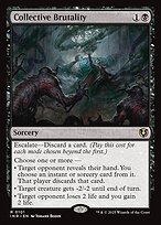 Magic the Gathering Card - Collective Brutality - MTG Circle