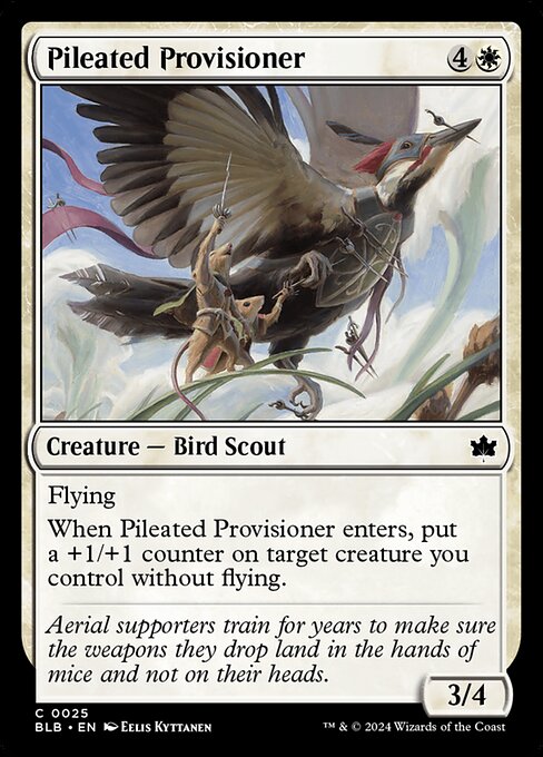 Magic the Gathering Card - Pileated Provisioner - MTG Circle