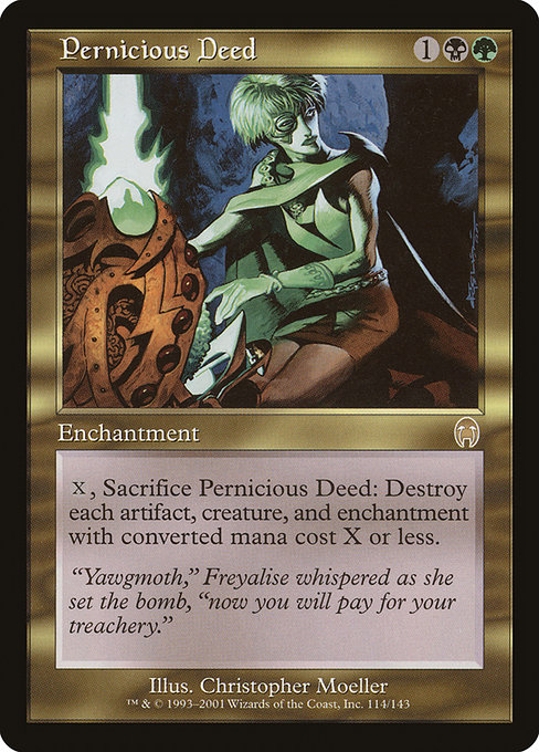 Magic the Gathering Card - Pernicious Deed - MTG Circle
