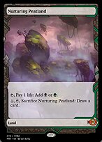 Magic the Gathering Card - Nurturing Peatland - MTG Circle