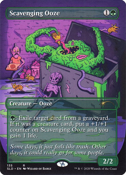 Magic the Gathering Card - Scavenging Ooze - MTG Circle