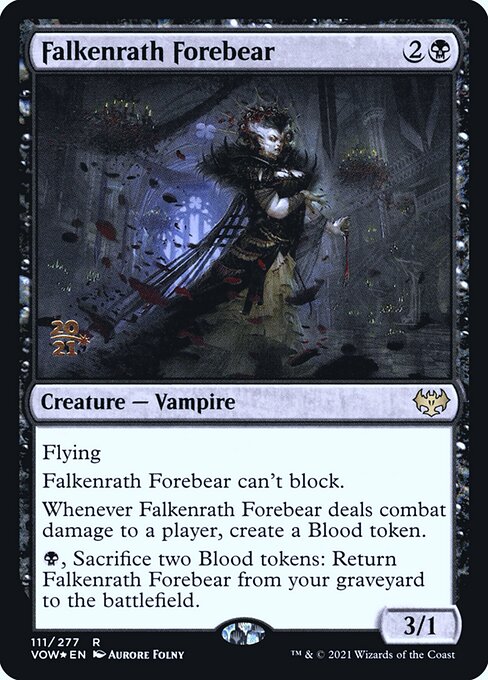 Magic the Gathering Card - Falkenrath Forebear - MTG Circle