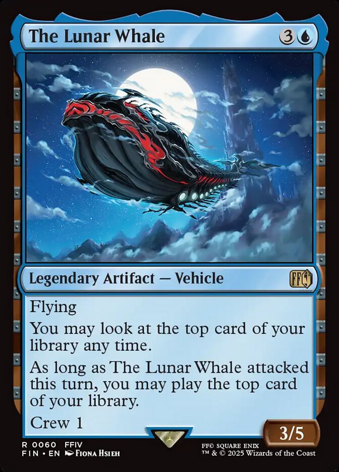 Magic the Gathering Card - The Lunar Whale - MTG Circle