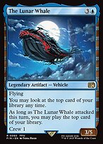Magic the Gathering Card - The Lunar Whale - MTG Circle