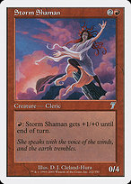 Magic the Gathering Card - Storm Shaman - MTG Circle