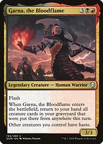 Magic the Gathering Card - Garna, the Bloodflame - MTG Circle