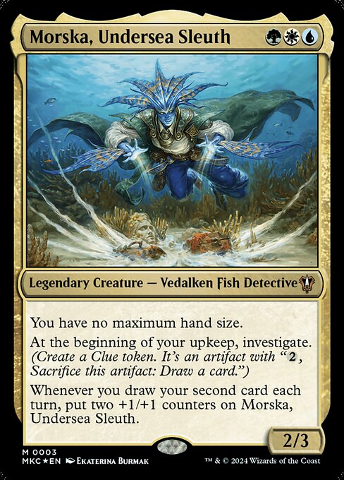 Magic the Gathering Card - Morska, Undersea Sleuth - MTG Circle