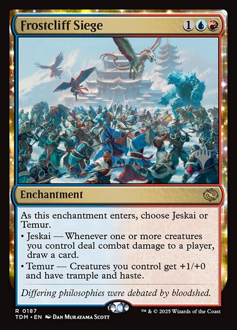Magic the Gathering Card - Frostcliff Siege - MTG Circle