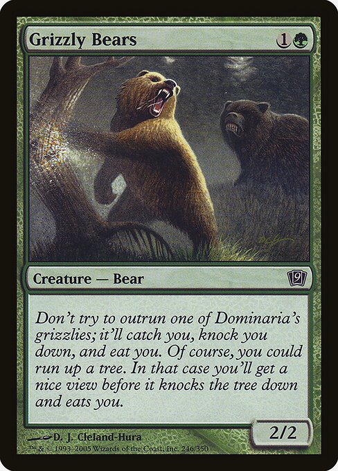 Magic the Gathering Card - Grizzly Bears - MTG Circle