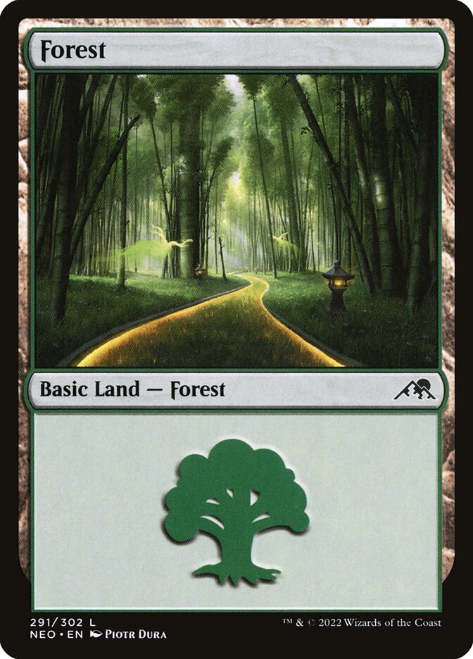 Magic the Gathering Card - Forest - MTG Circle