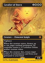 Magic the Gathering Card - Cavalier of Dawn - MTG Circle