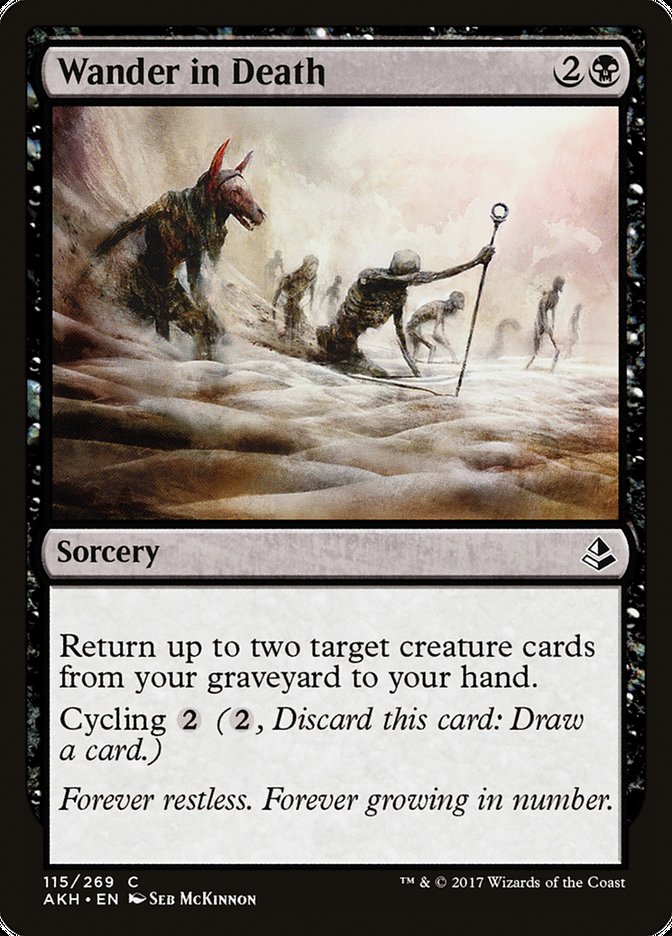 Magic the Gathering Card - Wander in Death - MTG Circle