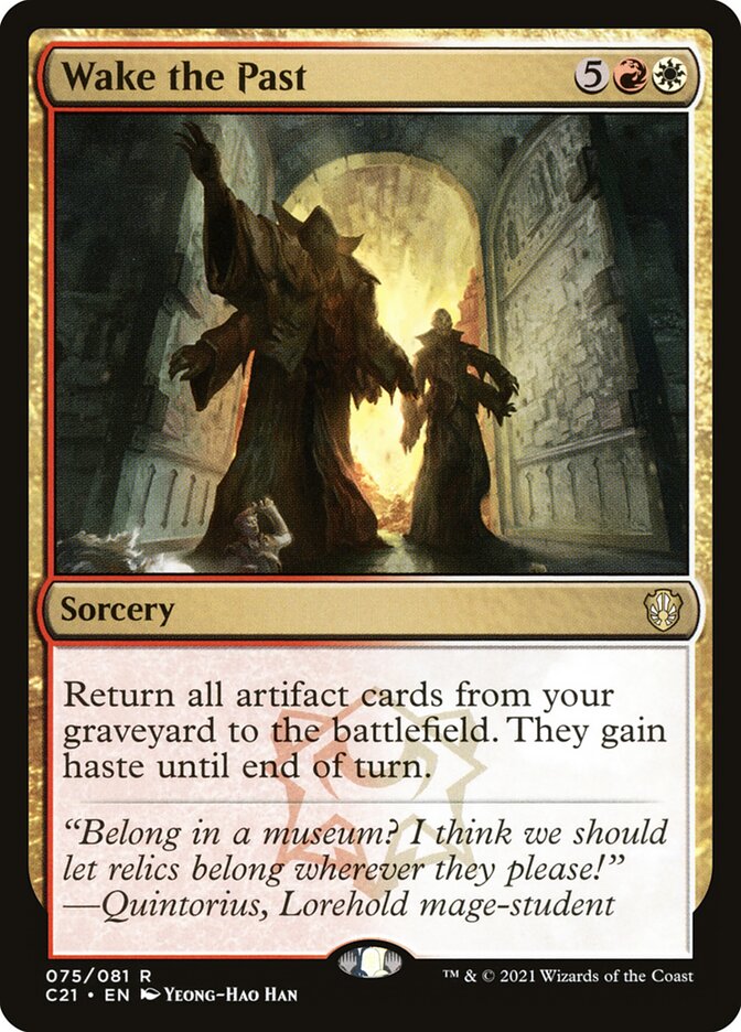 Magic the Gathering Card - Wake the Past - MTG Circle