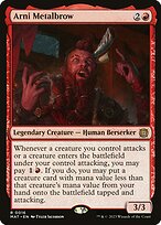 Magic the Gathering Card - Arni Metalbrow - MTG Circle