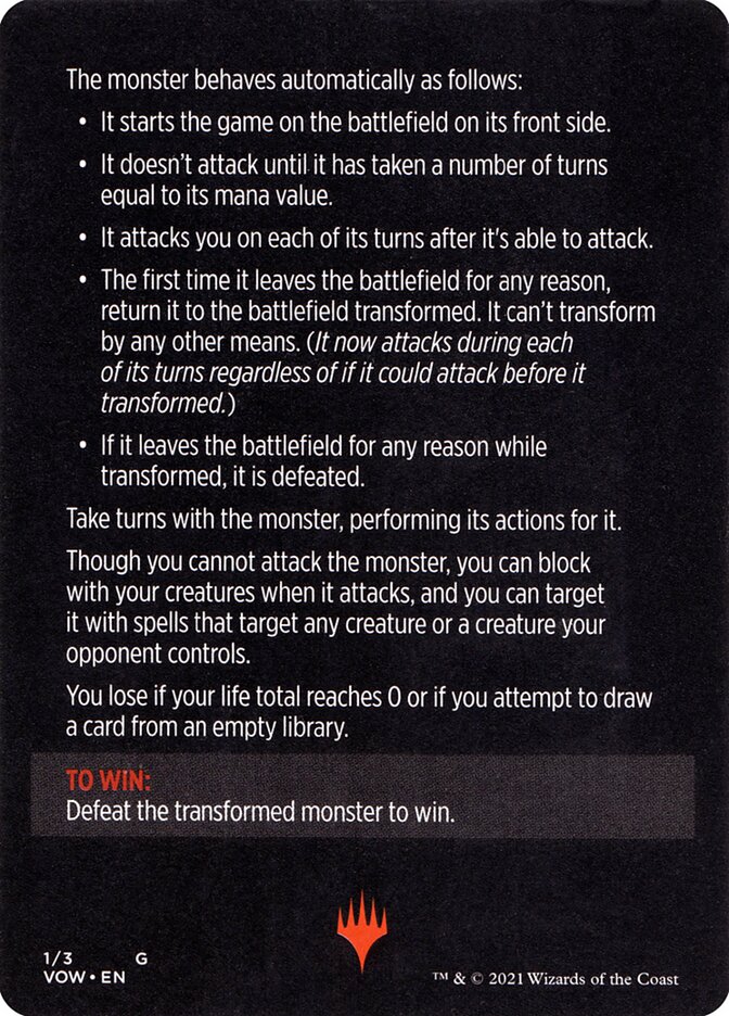 Magic the Gathering Card - Monster of the Week (cont'd) - MTG Circle