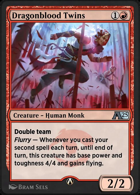Magic the Gathering Card - Dragonblood Twins - MTG Circle