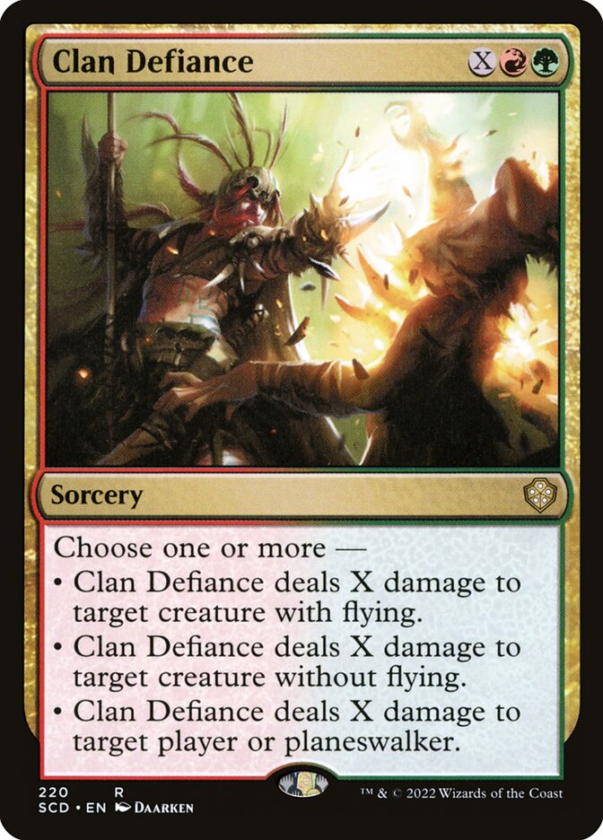 Magic the Gathering Card - Clan Defiance - MTG Circle