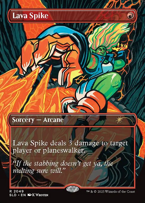 Magic the Gathering Card - Lava Spike - MTG Circle