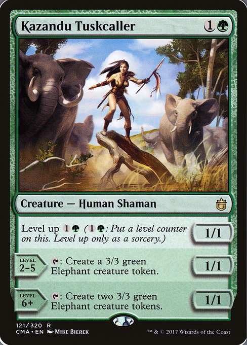 Magic the Gathering Card - Kazandu Tuskcaller - MTG Circle
