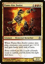 Magic the Gathering Card - Flame-Kin Zealot - MTG Circle