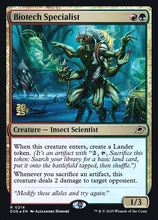 Magic the Gathering Card - Biotech Specialist - MTG Circle