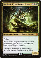 Magic the Gathering Card - Mazirek, Kraul Death Priest - MTG Circle