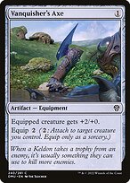 Magic the Gathering Card - Vanquisher's Axe - MTG Circle